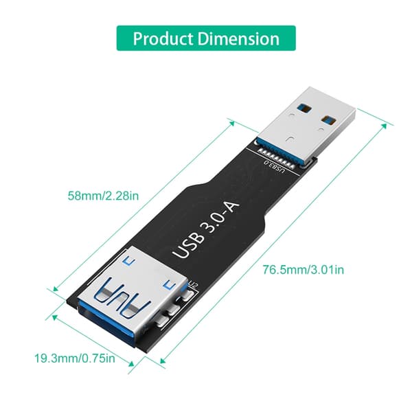 Högkompatibelt USB3.0-kort för olika datorenheter