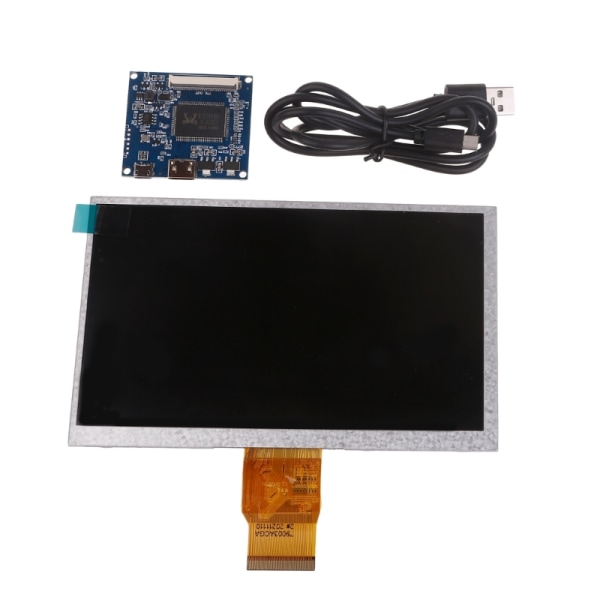 7 tum 1024x600 skärm LCD-skärm Driver Kontrollkort Mini HDMI-kompatibelt adapterkort för PC-dator