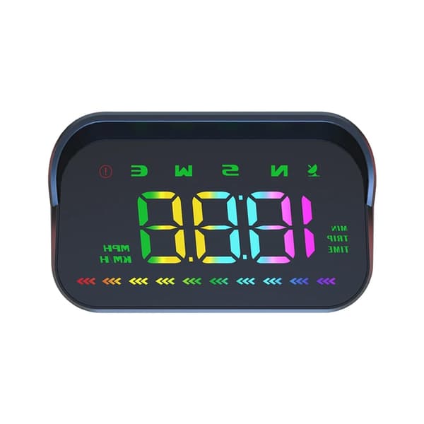 Speedometer Head Up Display med Kompasser og Automatisk Lysstyrkejustering