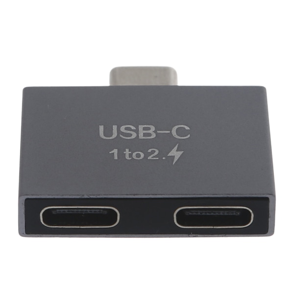 USB C Hane till Dual USB C Hona Splitter Convter Adapter Kontakt för USB C PD Laddare Powerbank Laptop Tillbehör