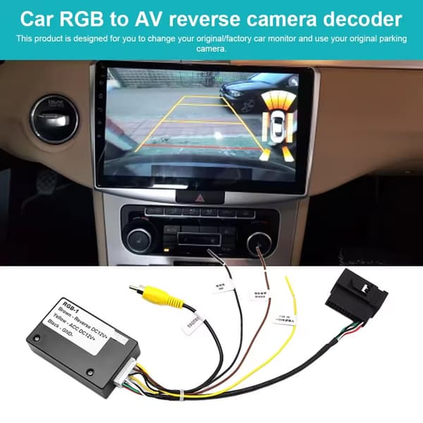 Bil Bakkamera Dekoder Adapter til RCD510 RNS510 RNS315 Navigationssystemer