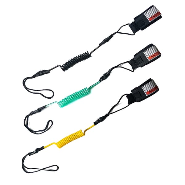 Stand-Up Paddle Board Surfbräda lindat koppel SUP koppel Handrep Handledsrem med justerbara ankelmanschetter för paddleboard Black