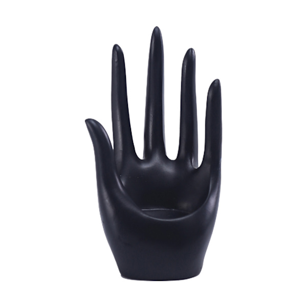 Hånd til Palm Lysestage Lysestageholder Smykker Ur Ringe Display Rack De