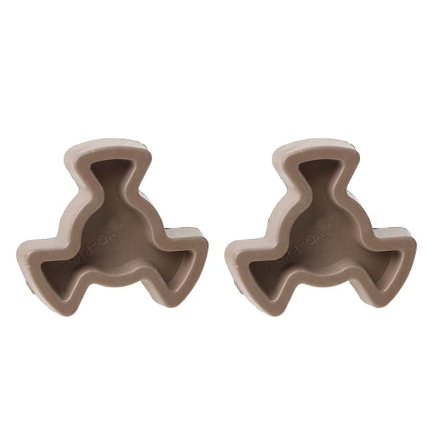 2 st 14 mm mikrovågsugn roterande rullguide stödkoppling bricka axel