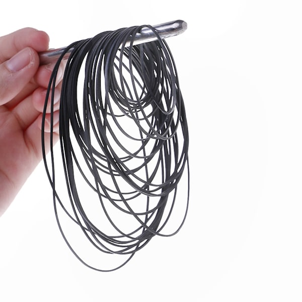 5 ST Universal 41-190 mm Kassettband Maskin Gummibälte 2 mm bredd gemensamt bälte för inspelare Walkman DVD-enheter Fold in half 113mm