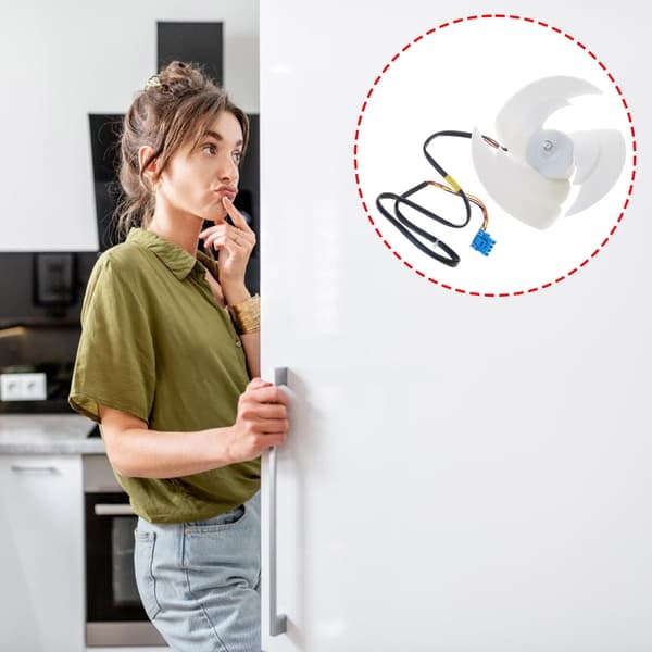 12V 4Pin Køleskab Køleventilator Motor Køleventilator Reservedel