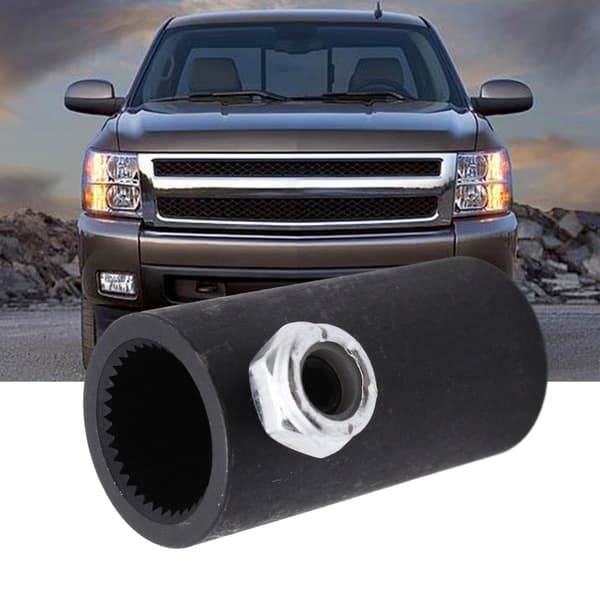 3/4\"-36 Spline til 3/4\" Rund Styring Universalledd Akselkobling Svart