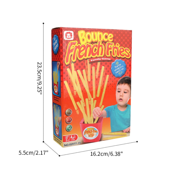 Knepigt brädspel Studsa Pommes frites Flygande Potatischips Interaktion Leksak Familjesamlingsspel Rolig Festaktivitet