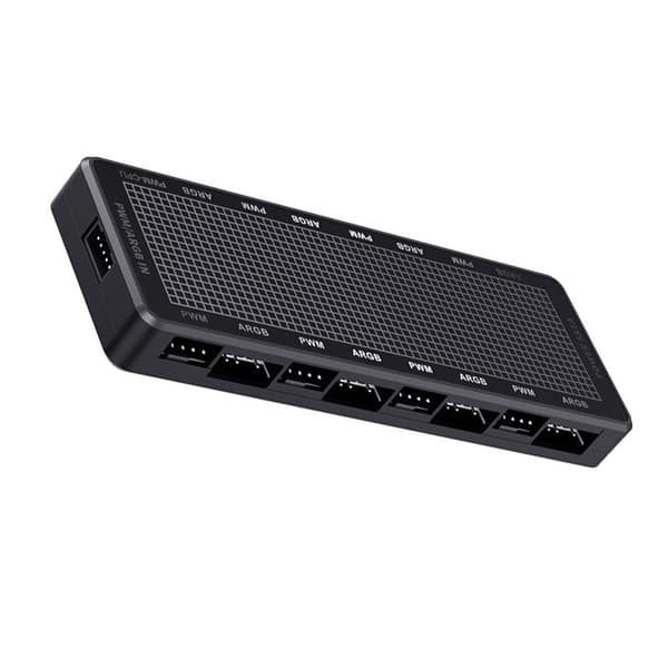 Blæser- og lysstyringshub med 5V 3Pin ARGB 4Pin PWM til PC-modding