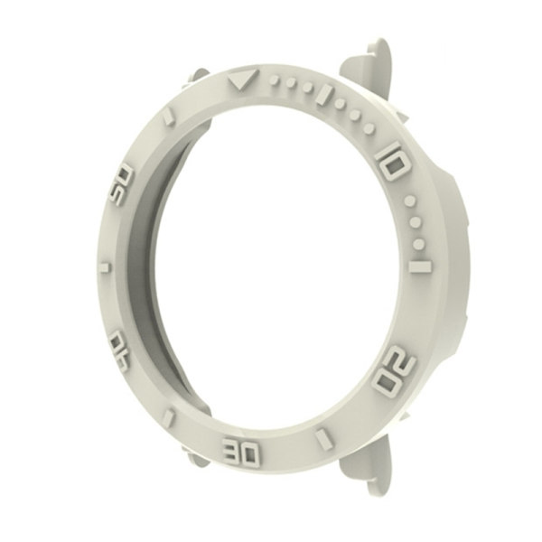 Stötsäkert case kompatibelt för GT4 41/46 mm ramskydd stötfångare Cover Reptåligt hårt PC-hus Hud Ivory white 41MM