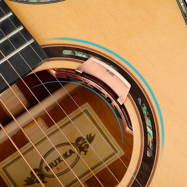 Gitarr Pickup Gitarr Soundhole Dubbel Pickup för klassisk akustisk gitarr GGP-01 Akustisk gitarr Pickup Soundhole Pickup