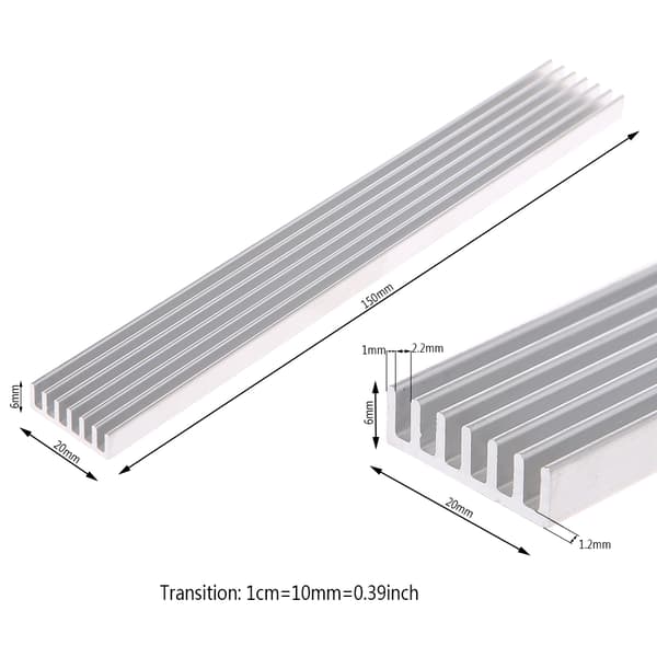 SSD 2280 Kylfläns 2 Lager Termiska Pads för M2 NVMe CPU GPU Snabb Kylning