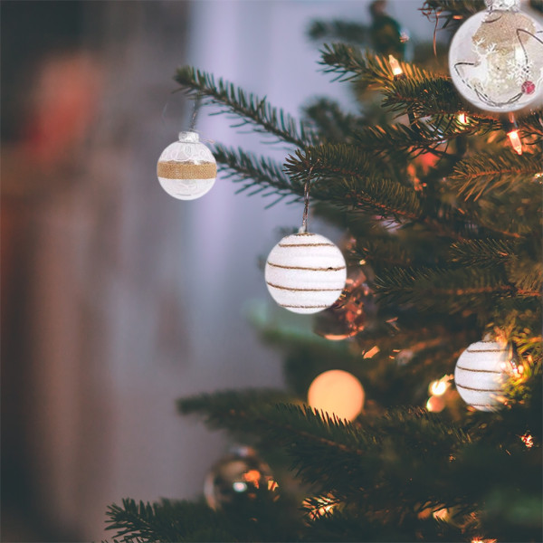 9 st/ set Julkulor prydnader för julgran splittersäkra hängande bollar Holiday Bröllopsfest dekorationer Xmas 5