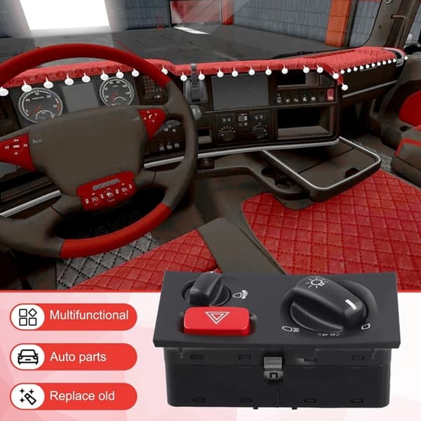 Dashboard Bryterpanel for Lastebiler Hovedlyskontroll 1680730 1801707 2008142