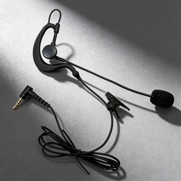 Sportintercom-headset med brusreducering, klart ljud och optimal längd 3.5 elbow