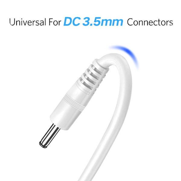 USB A Han til 3.5 1.35 mm for DC3.5mm Strømkabel USB Strømstikledning