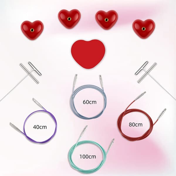Utskiftbart sett med rundpinner med oppbevaringsveske 3,5 mm-12 mm