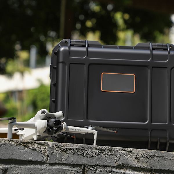 Kompakt case Bekväm förvaringslösning för Mini 4 Pro Flight Vattentät case med säker knapp