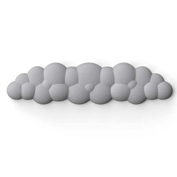 Cloud Håndledsstøtte Combo Muse Håndledsstøtte Ergonomisk Smertelindring Håndfladestøtte Black