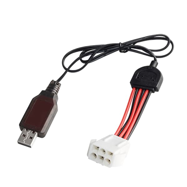 Højeffektiv 9,6V bil lithium batteri opladerkabel med 600MA output