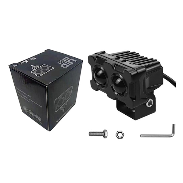Motorcykel Spotlight Bil LED Arbetslampa Extraljus Strålkastare 9V-60V 25W