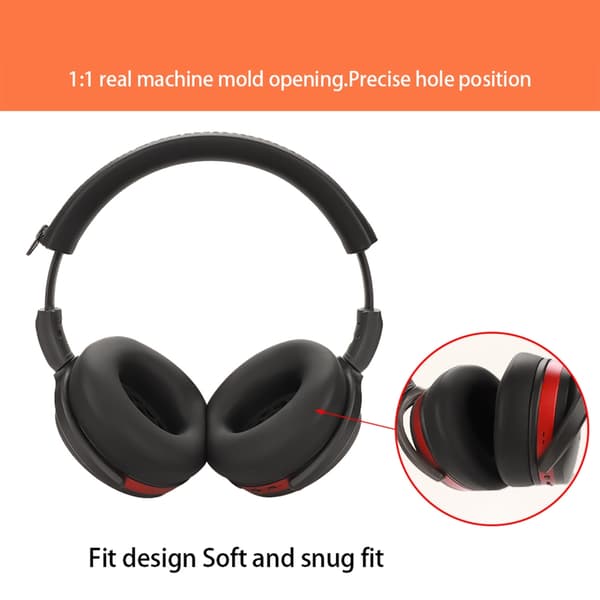 1 Par myke svamp-erstatningsøreputer for HD450BT Bluetooth-kompatible White