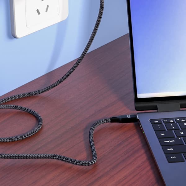 PD100W Laddnings USB C Kabel Typ C Till Typ C Snabbladdningskabel Nylonkabel