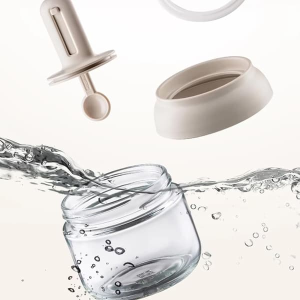 2-pack Effektiv Kryddbehållare Utdragbar Sked Läcksäkra Glasburkar