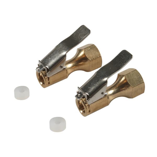 Luftchuck for dekk med klipsadapter messing låsende dekkpumpe dyseadapter