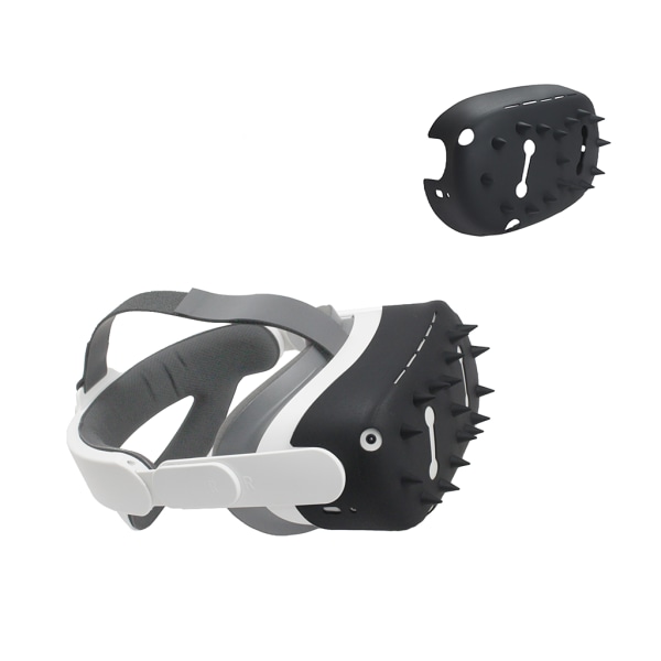 Cover av silikon Headsetskydd för skal Anti-Throw för case för Oculus Quest 2 VR-headsettillbehör Black
