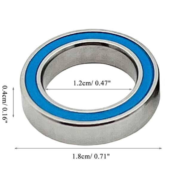 6701-2RS Laakerit 10KPL 12x18x4mm ABEC-3 Harraste Sähköauto Kuorma-auto Kuulalaakeri