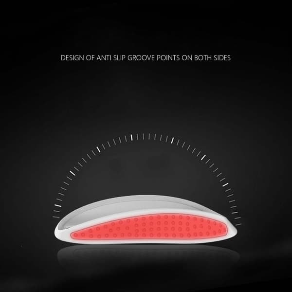 Stilig musebase for Magic Mouse 2/3 Forbedret grep holder bevegelsene jevne Black