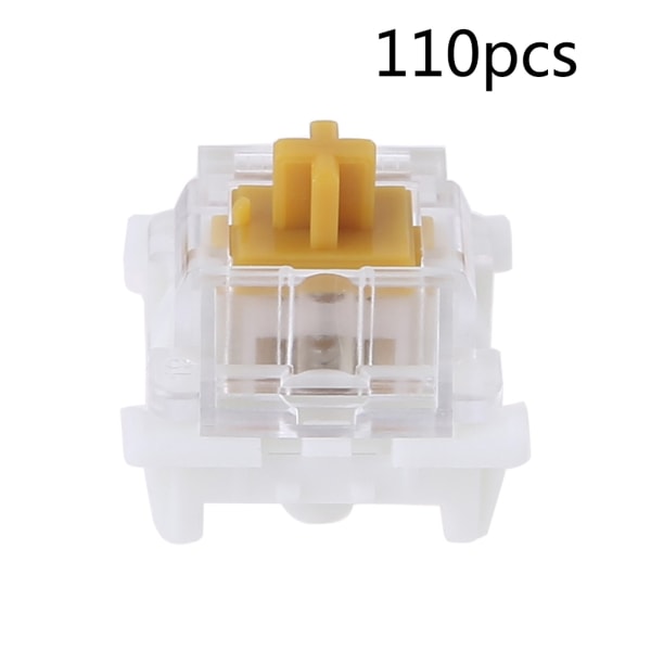 Outemu Brytare Mekaniska Tangentbordsbrytare DIY 3Pin RGB Gaming Brytare Linjära Taktila Klickiga Brytare Dammtäta