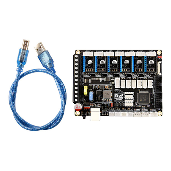 S6 V2.1 Kort ARM 32Bit Styrkort Stöd för 6X TMC Drivrutiner Uart/SPI Flygande Tråd XH Kontakt För VORON V1.8 V1.9