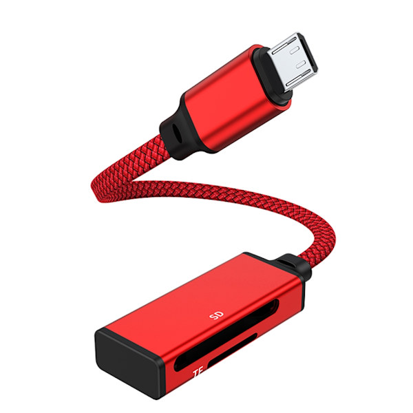 USB Type C Micro USB -kortinlukija SDTF-yhteydellä Muistikamera Valokuvien siirtoadapteri puhelimille, pöytäkoneille ja kannettaville tietokoneille