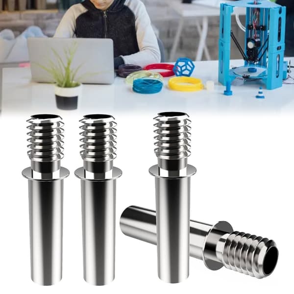 4 stk. originale varmebryter-struperør i rustfritt stål for Ender3Neo 3D-skriver