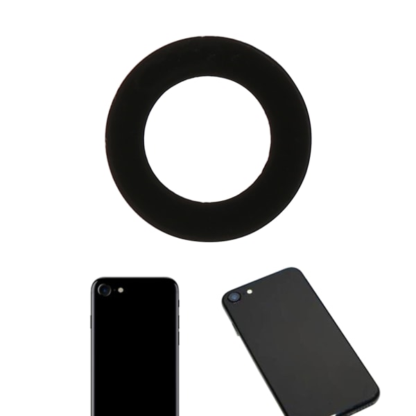 Bakre lins skyddande cirkelring cover med klistermärke för telefon 7 Bakre kamera skärmskydd