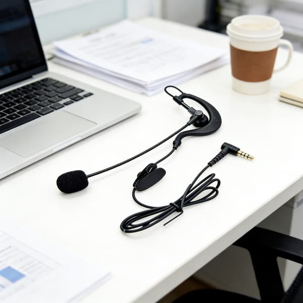 Sportintercom-headset med brusreducering, klart ljud och optimal längd 3.5 elbow