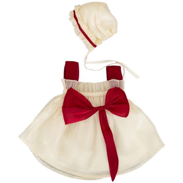 2 stycken Söt nyfödd flicka Baby Prinsessklänning med hatt Fotografi rekvisita Fashionabla stil Söt kostym för barn