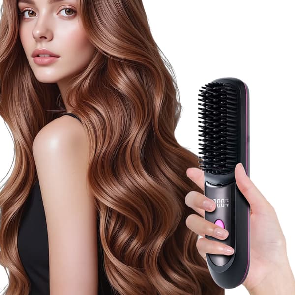 Børstetenner glattekam med base for rask daglig styling