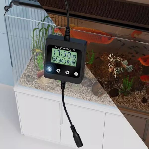 Energibesparende Automatisk Akvarielys Controller med Timerindstilling