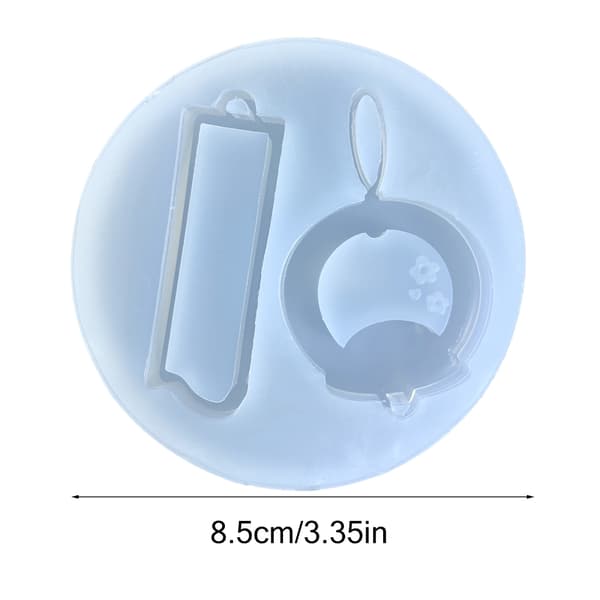 Resin Shaker Form, Genanvendelig Sød Silikone Kvicksand Form til DIY Håndværk