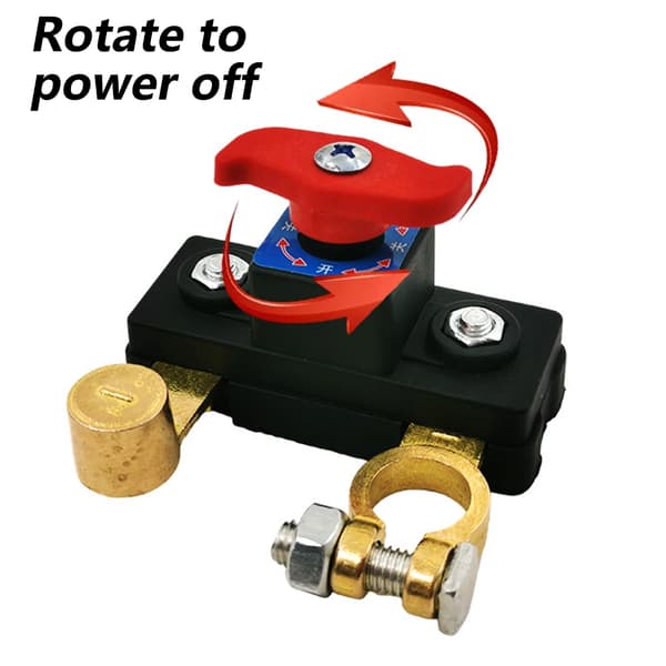 Batteri Isolationskontakter Rustfast Messing Design Nem Installation Pure copper