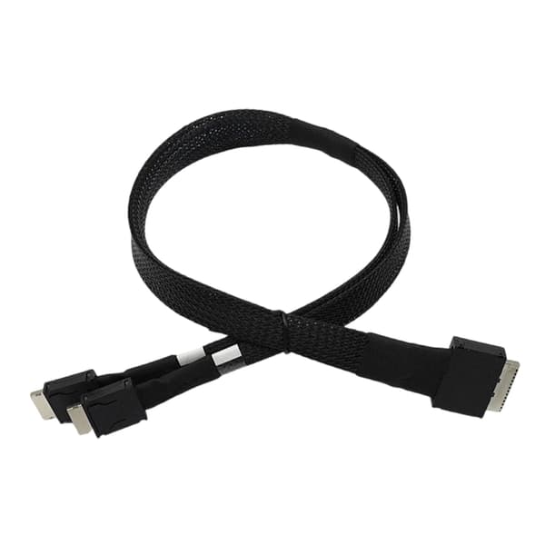 Serverforbindelses splitterkabel 8i til 2xOculink SFF 8611 4i 50cm/19.7in