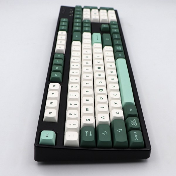 137 Keycaps PBT Dye Subbed Keycap Botanical Gardens for Key Cap XDA Profile For Mechanical Keyboard DZ60 RK61 64 , iso K