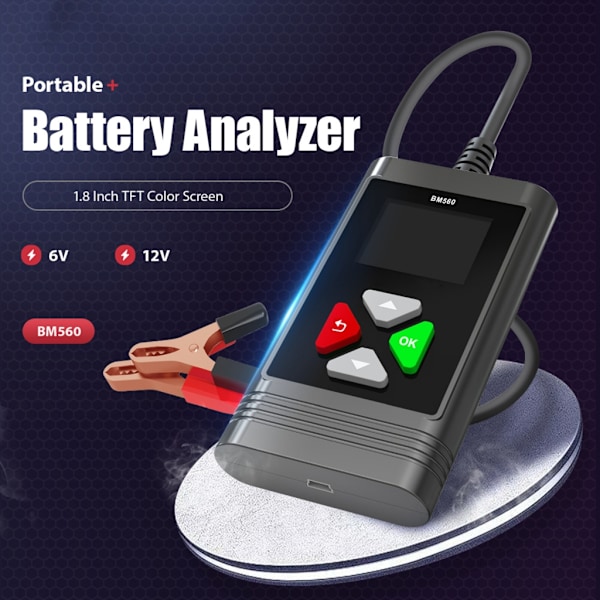 Startströmsladdningstestare Diagnostikverktyg Generator Batteritestare Analysator