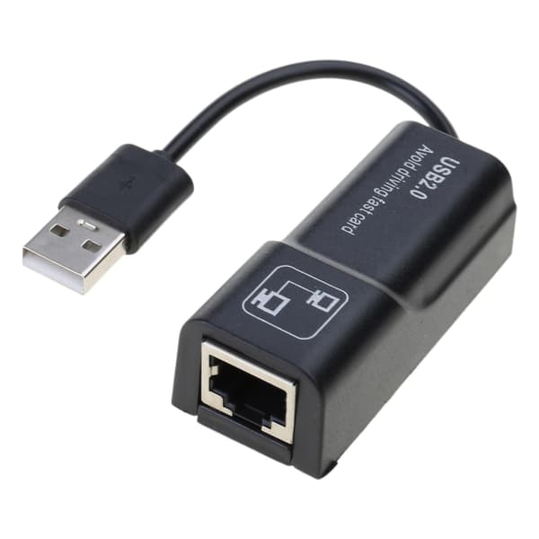 USB til Ethernet-adapter USB 2.0 til 10/100mbps LAN Nettverksadapter Ethernet