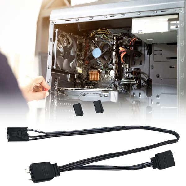 3-benet han til 4-benet hun ARGB-adapterkabel til HDLL120-controller