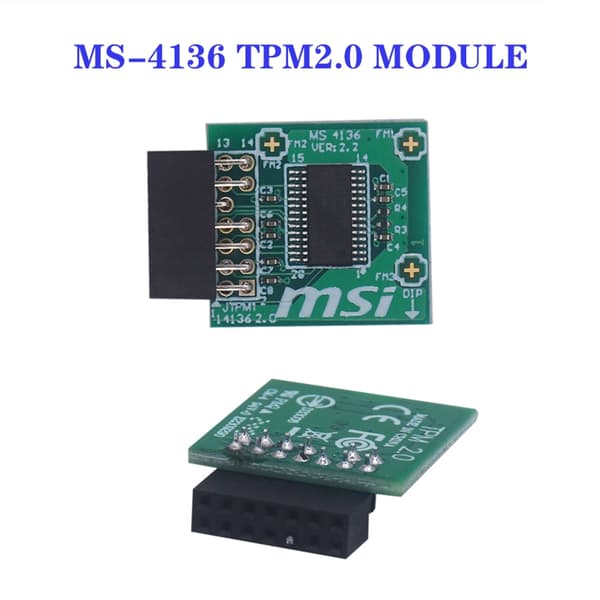 TPM-turvamoduuli TPM2.0 MS-4136 Trusted Platform Module -tietokonesovitin
