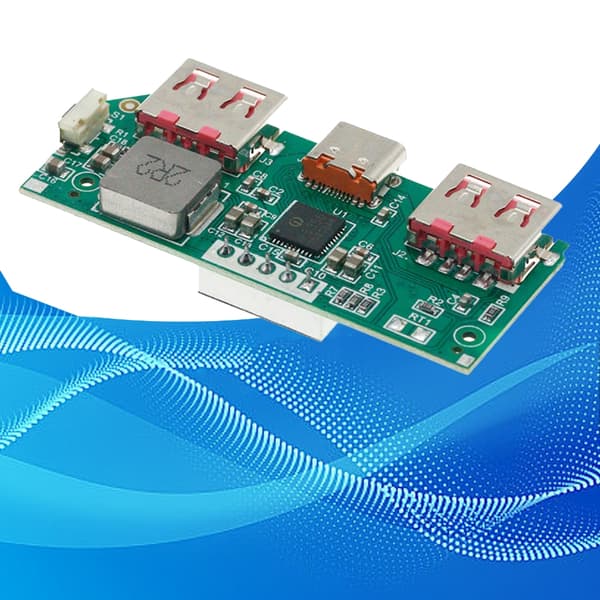 2 stk. IP5356 5V 3A Litiumbatteri Hurtiglading Modul Digital Skjerm